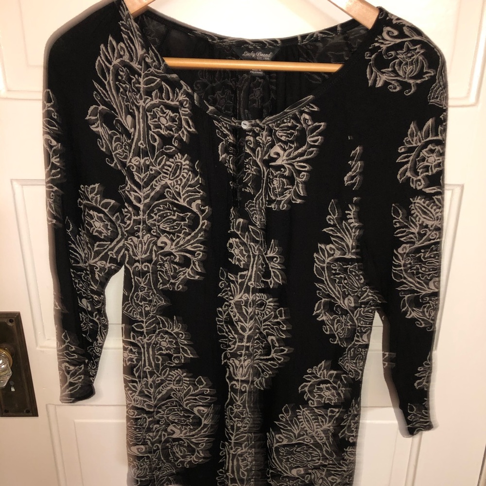 Lucky Brand key-hole top
